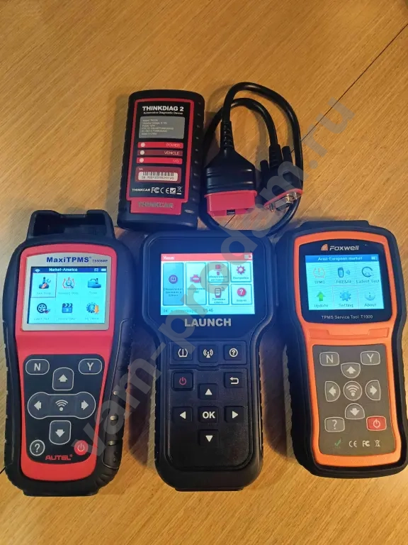 Диагностика, прописка, клонирование, программирование датчиков давления шин TPMS