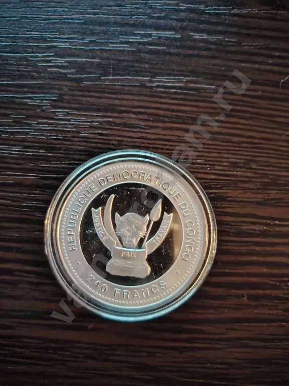 монета Конго 240 франков