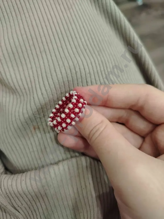 кольцо из бисера