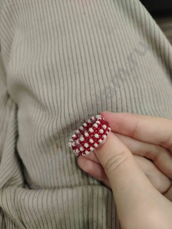 кольцо из бисера