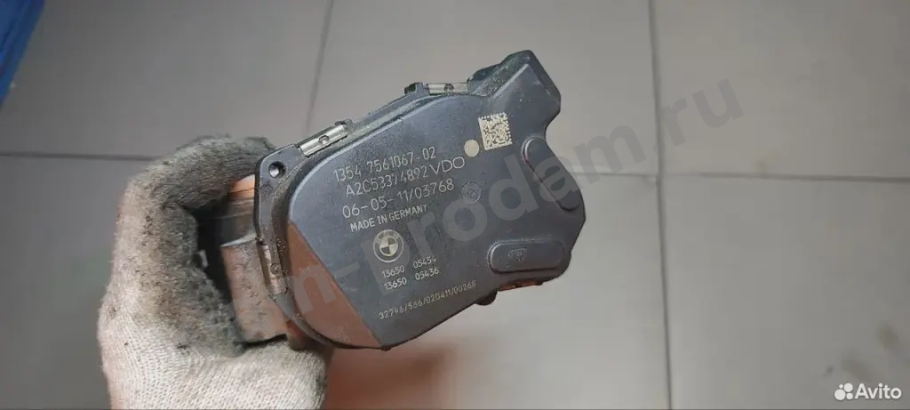 Заслонка дроссельная электрическая Bmw 3 e46 1998