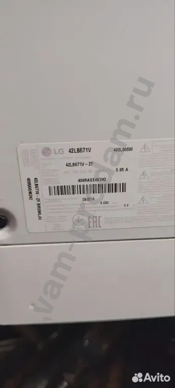 Телевизор LG 43 на запчасти