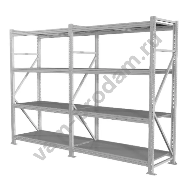 Стеллажи металлические складские среднегрузовые серии SFM