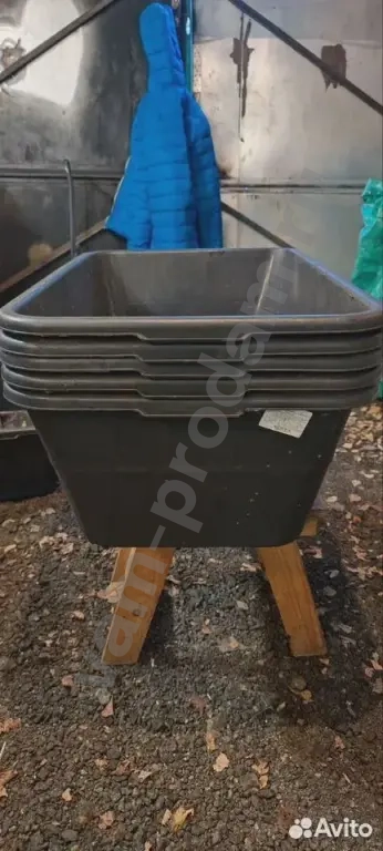 Контейнер строительный прямоугольный 60 л