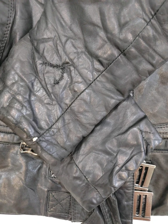 Куртка кожаная демисезонная