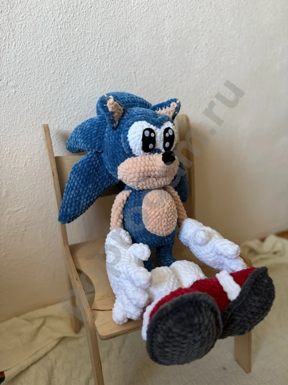 Вязаные игрушки / Соник