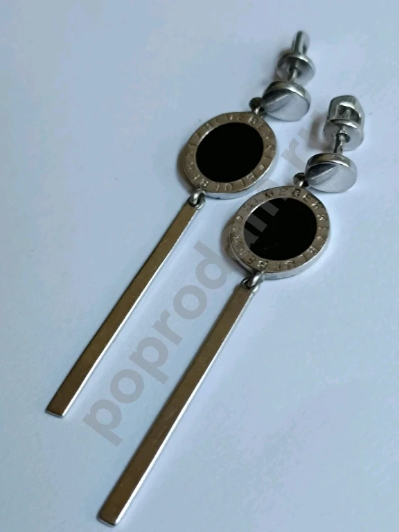 Крупные Серьги. Серебро 925 пробы.