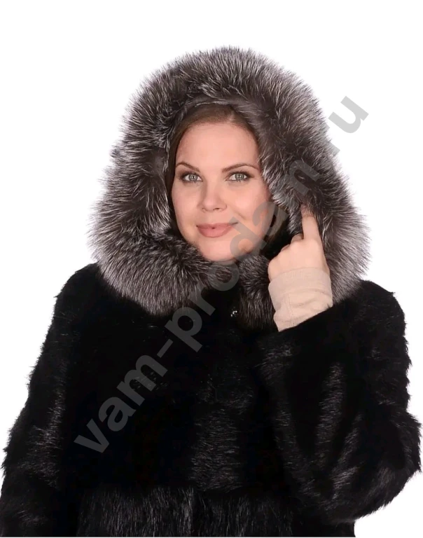 Шуба размер 54 натуральный мех