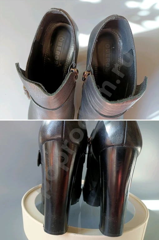 Туфли кожаные р 36 ботильоны на осень