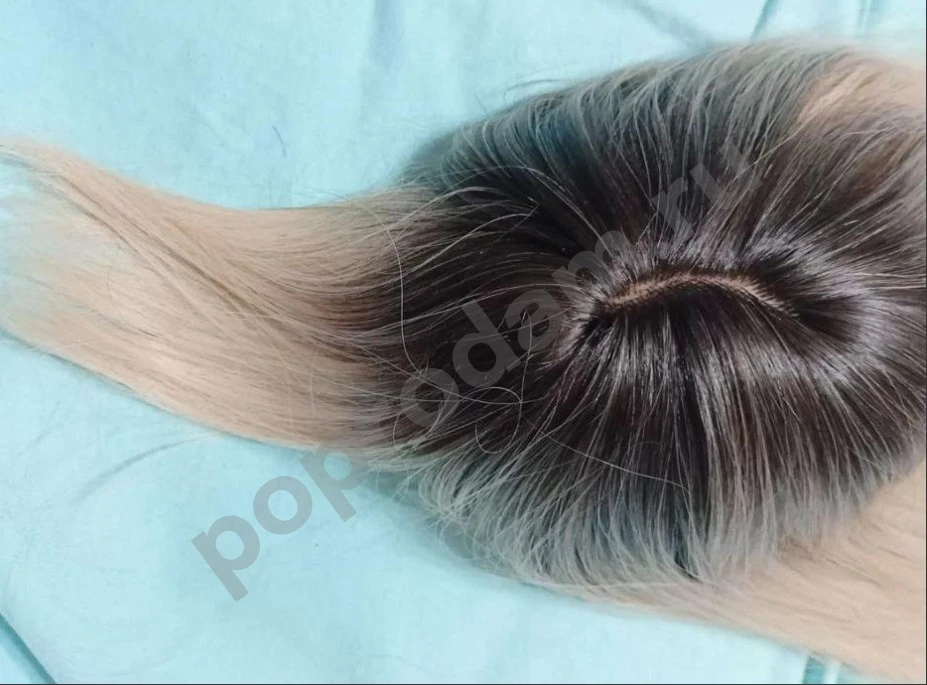 Парик длинный блонд новый