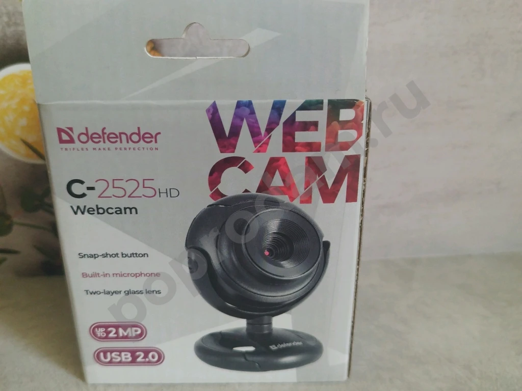 Новая вебкамера defender C-2525 hd