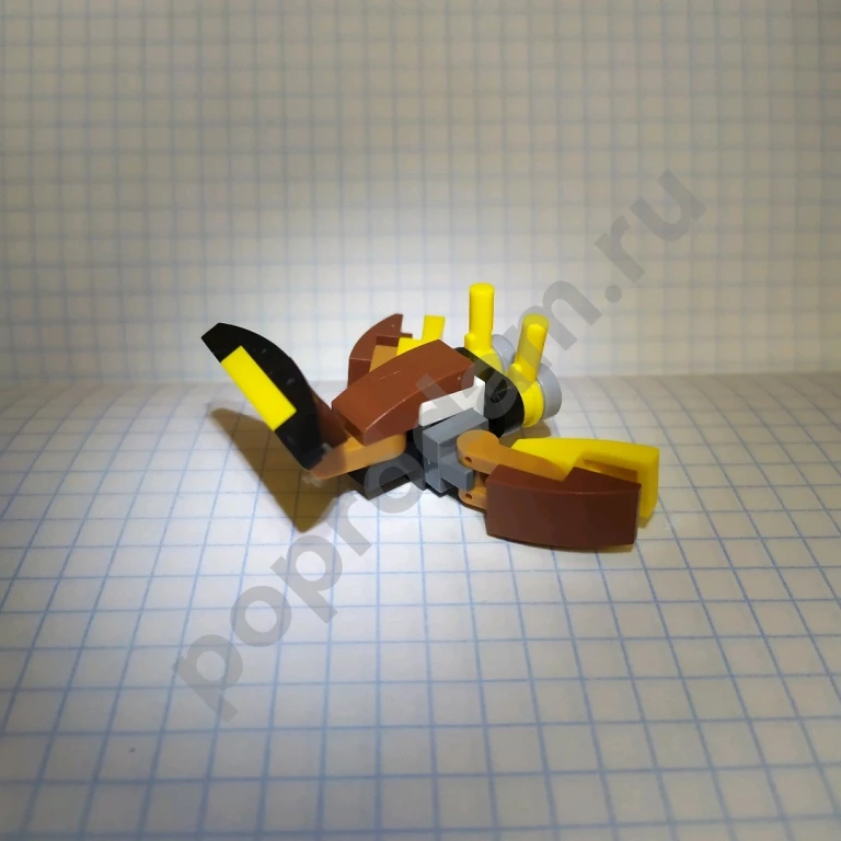 Ракушаня рак Зверятыши Магнит конструктор