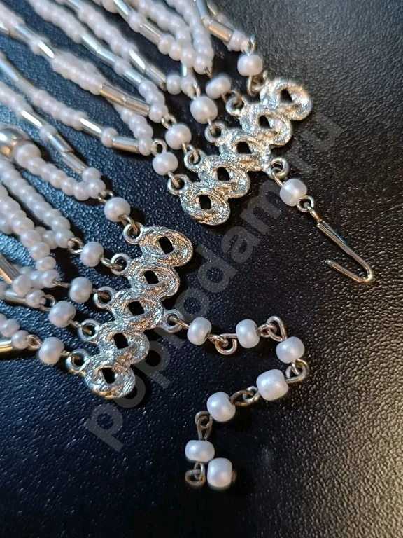 Комплект. Бусы и Клипсы. Italia Independent. Стекло.