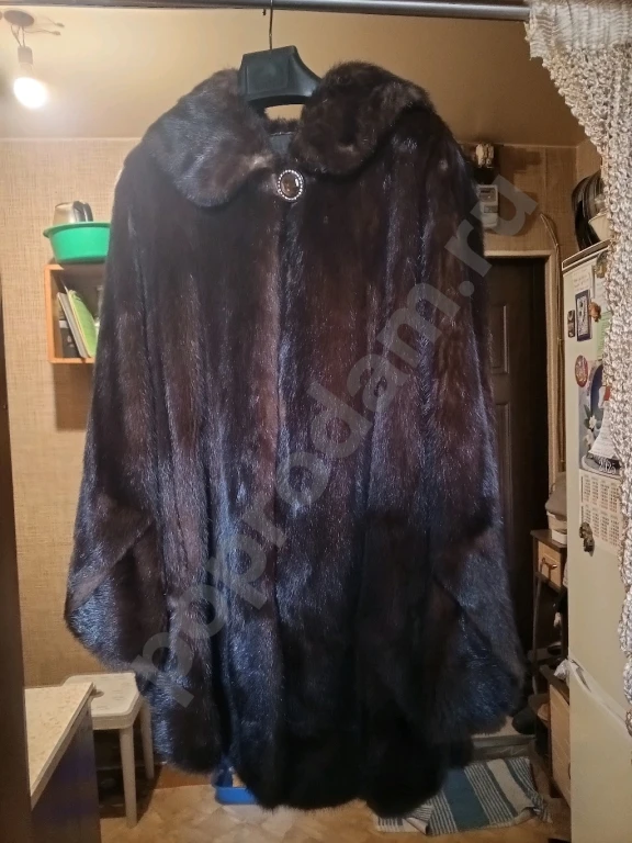 Шуба норковая,цельная.