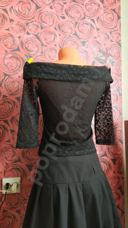 Кофточка гипюравая Vero Moda, чёрного цвета, размер M.