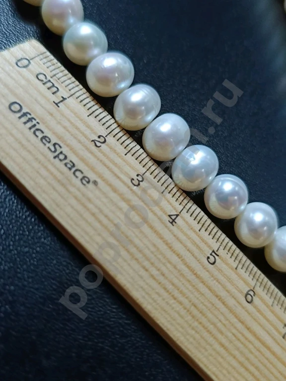 Крупный Комплект. Натуральный Жемчуг. Italia Independent. Бусы и Браслет.