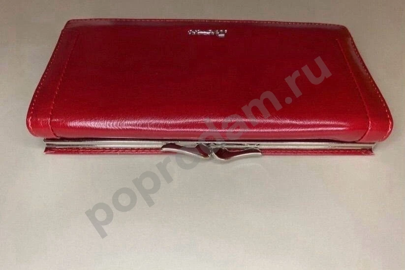 Женский кошелек бордовый красный Ivorx