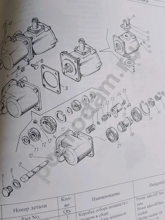 6520-6522 КАМАЗ евро 2-3 каталог запчастей для ремонта автомобиля замена самосвал