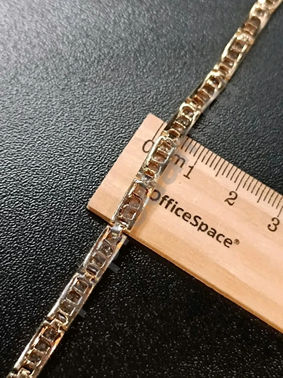 Теннисный Браслет. 14к. Золото 585 проба. 12 грамм.