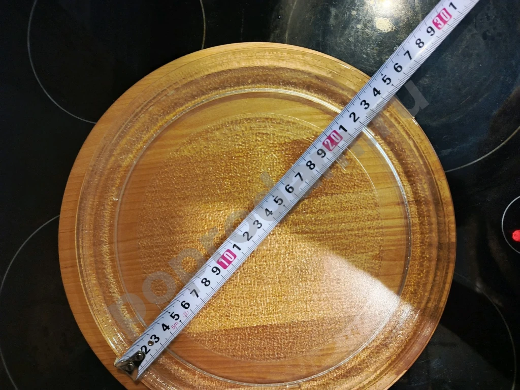 Тарелка для микроволновой печи СВЧ  диаметр 24,5 см. Доставка