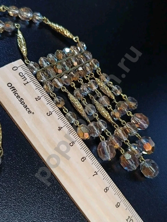 Колье. Чехия. Jablonex. Винтаж. Стекло.