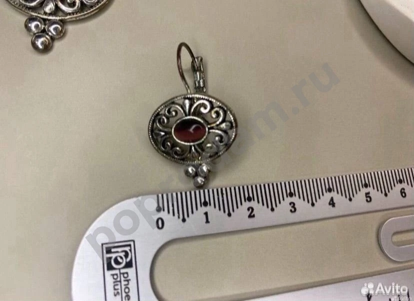 Avon серьги и кулон комплект украшений