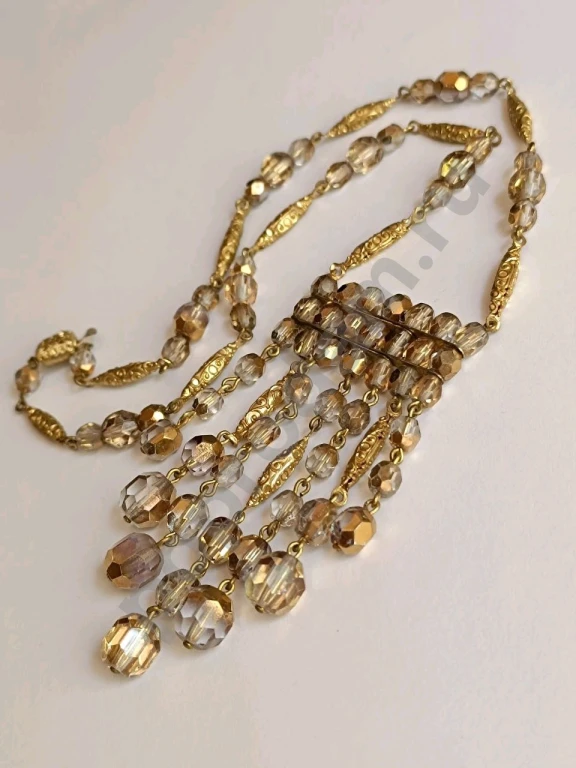 Колье. Чехия. Jablonex. Винтаж. Стекло.