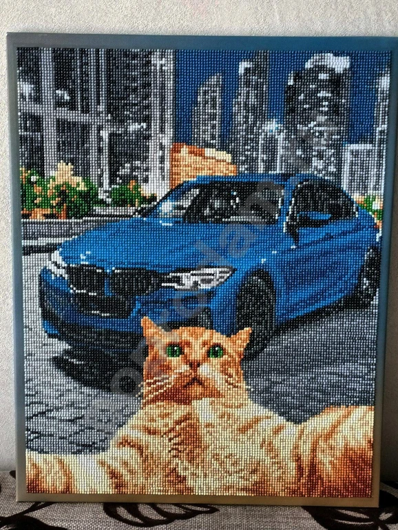 Собранная алмазная мозаика 40×50 