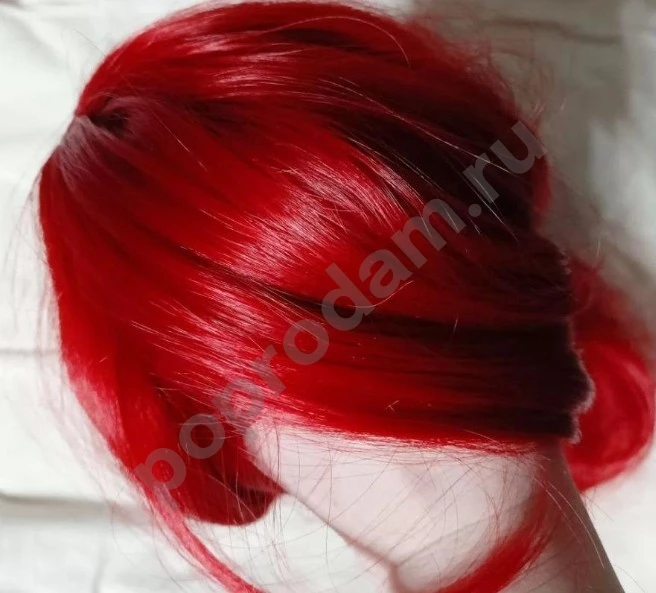 Парик красный новый