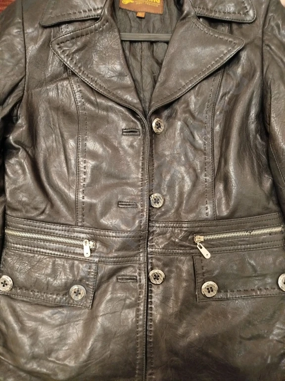 Куртка женская натуральная кожа 46