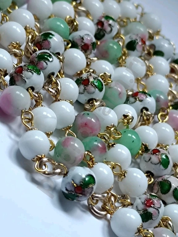 Длинные Бусы Цепочка 1метр 40см. Клуазоне. Italia Independent.