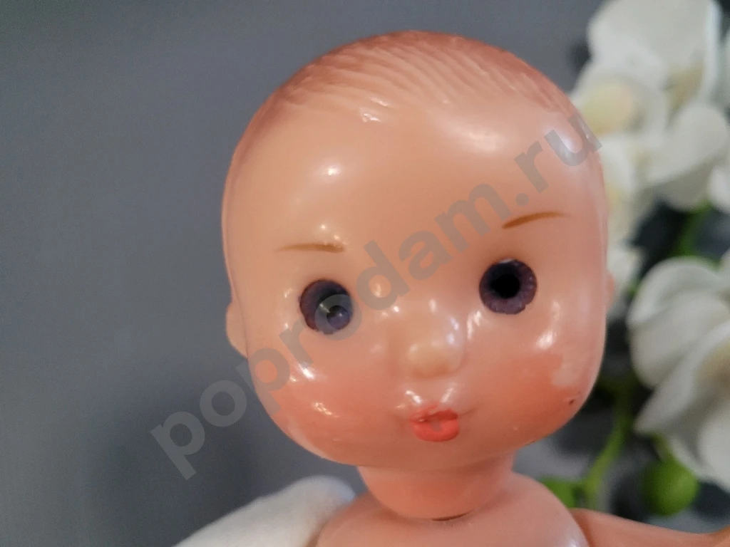 Кукла пупс СССР девочка пластик 18 см