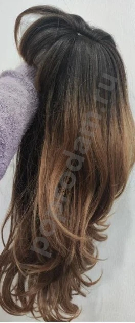 Парик каштановый новый