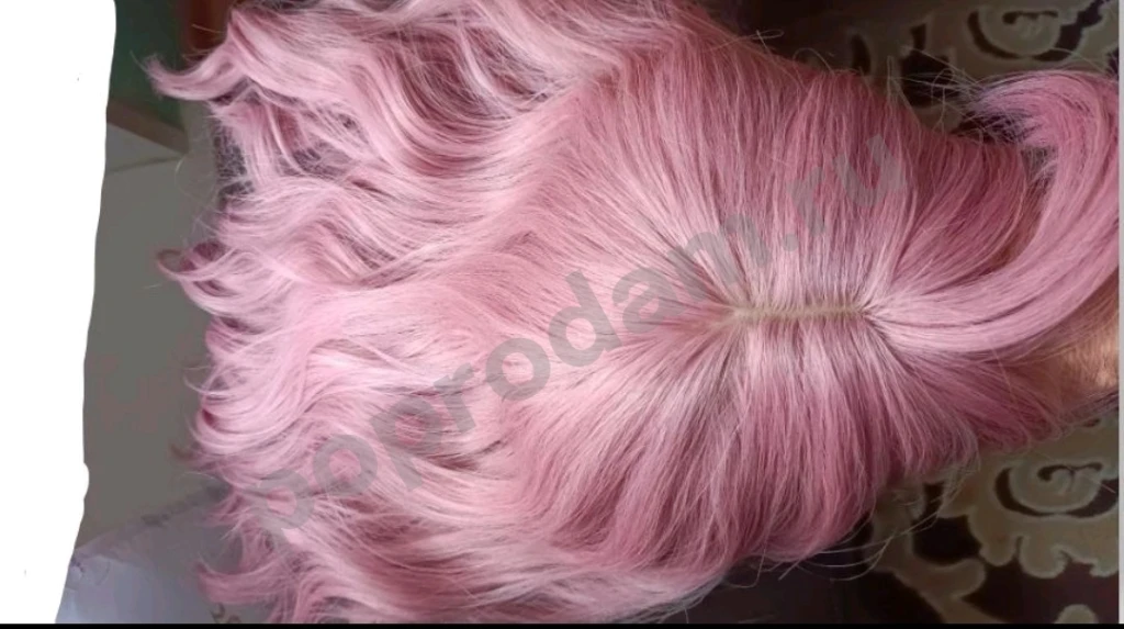 Парик розовый новый