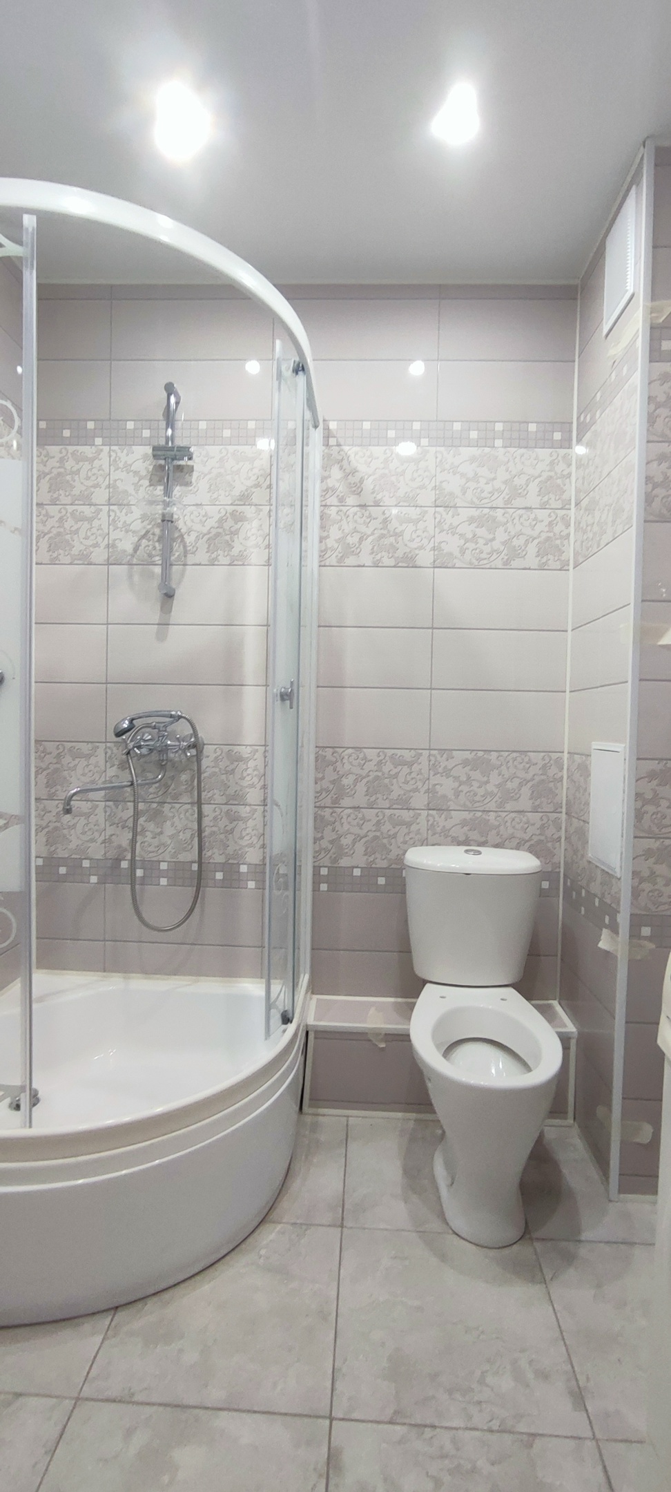 Ремонт ванных комнат, санузлов: Санузел панелями (вместе с материалом)