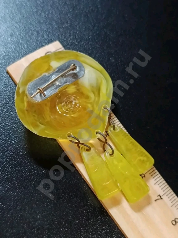 Брошь с Подвесками. Винтаж СССР.