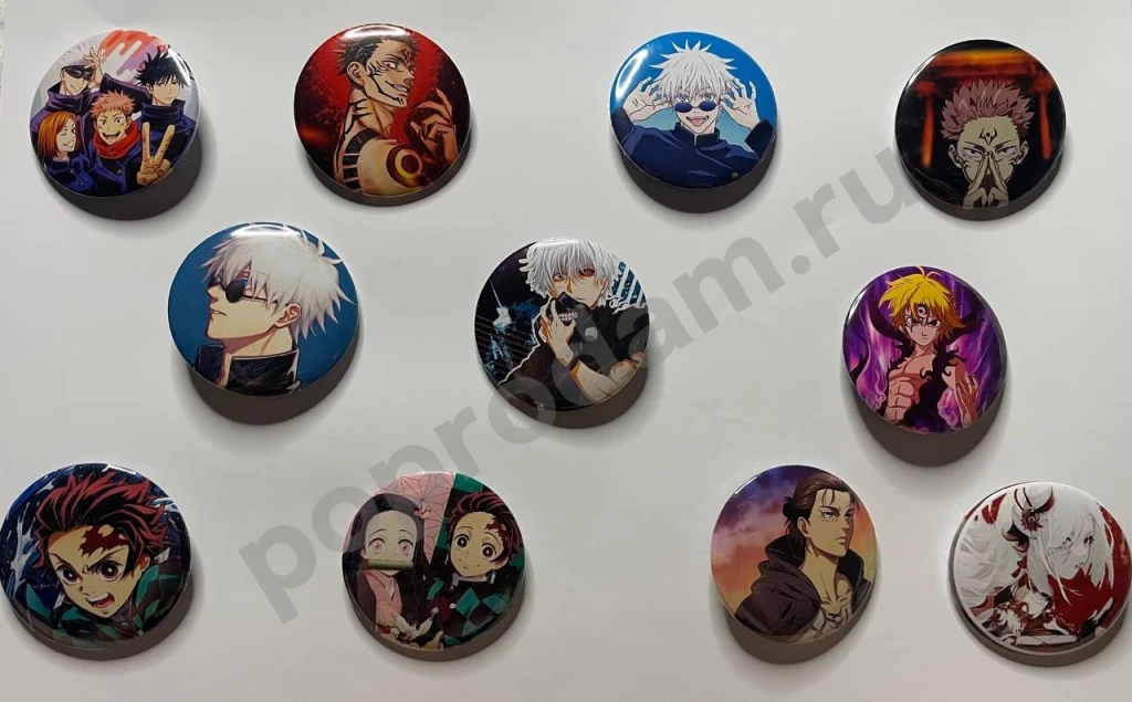 Металлические значки