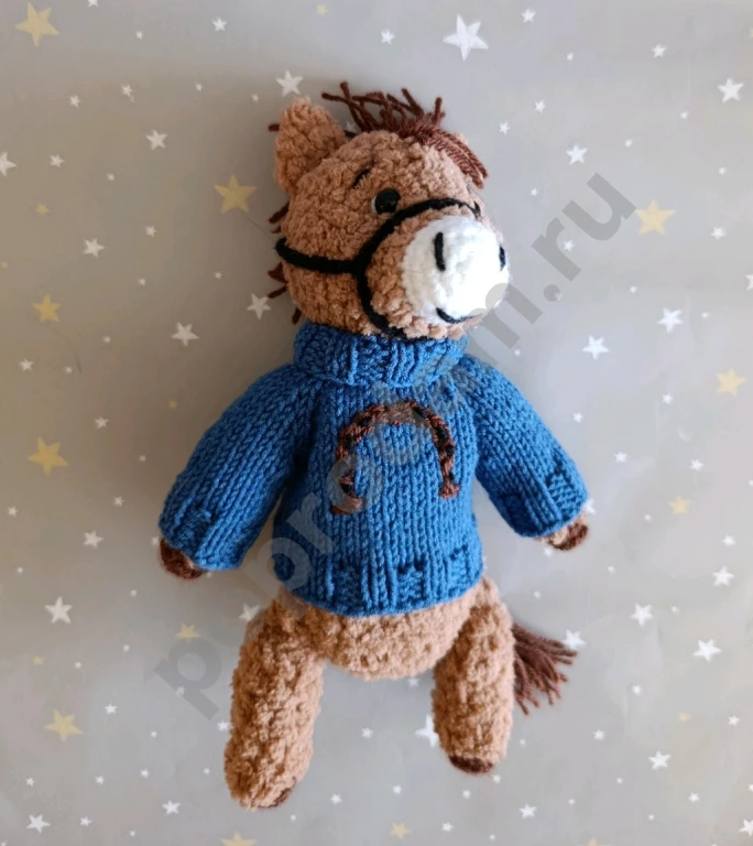 Лошадь в свитере.Символ 2026 года.