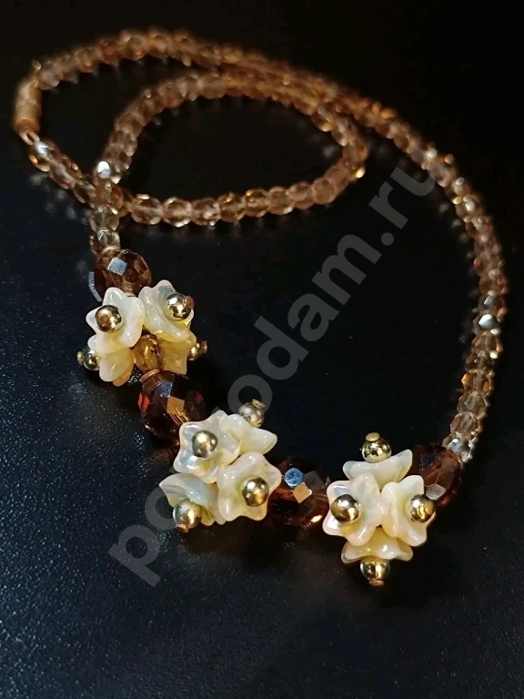 Бусы. Чехия. Jablonex. Винтаж. Стекло.