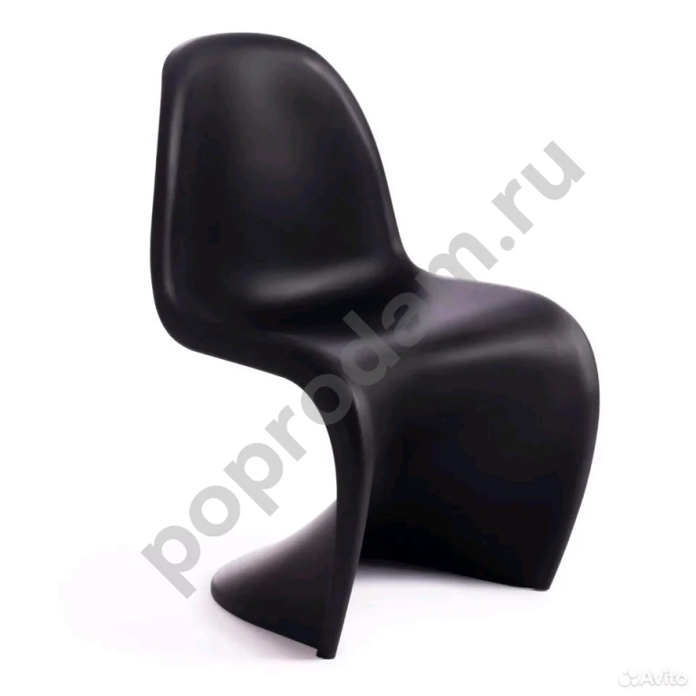 Стул Festa Verner Panton Style Chair Black матовый