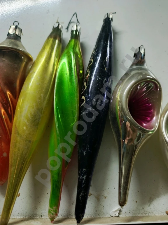 Елочные игрушки СССР Стеклянные. Редкие игрушки СССР сосульки. Доставка