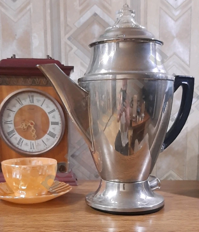 Стальной электрочайник-кофейник