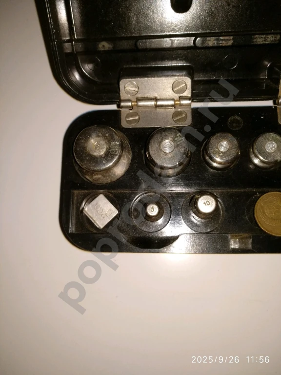 Набор гирек доя весов СССР