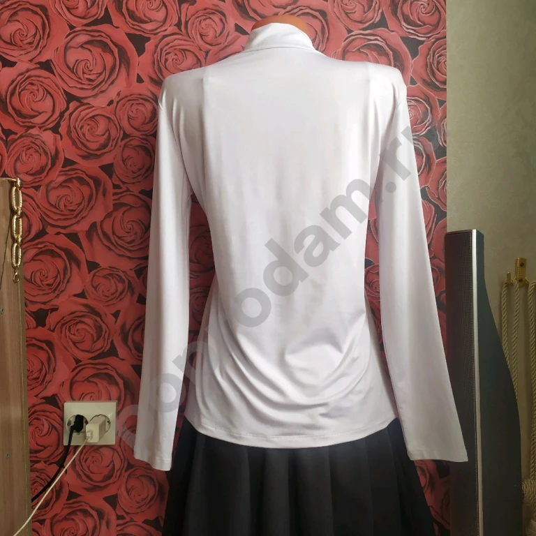 Водолазка белая размер 46 длинный рукав