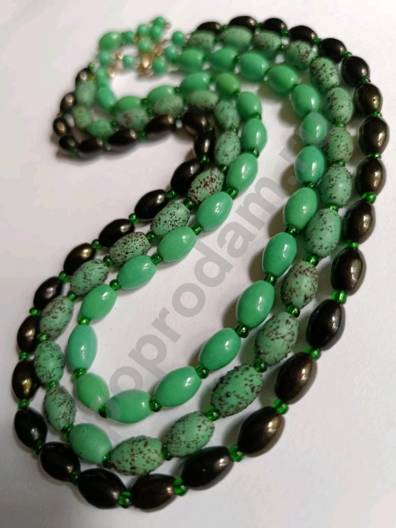 Бусы. Винтаж. Стекло. Родная сборка!