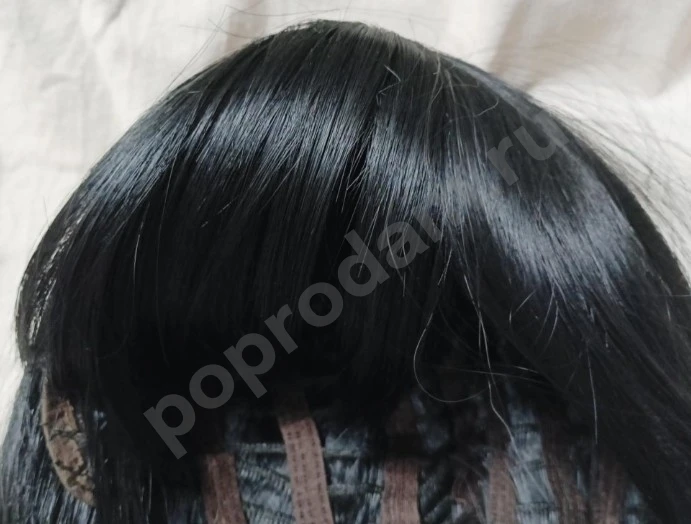 Парик черный каре новый