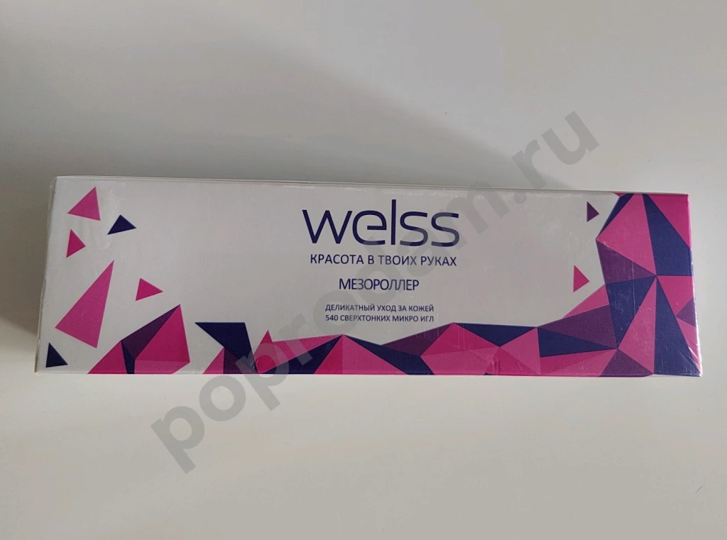 Новый мезороллер для лица Welss 0.3 мм