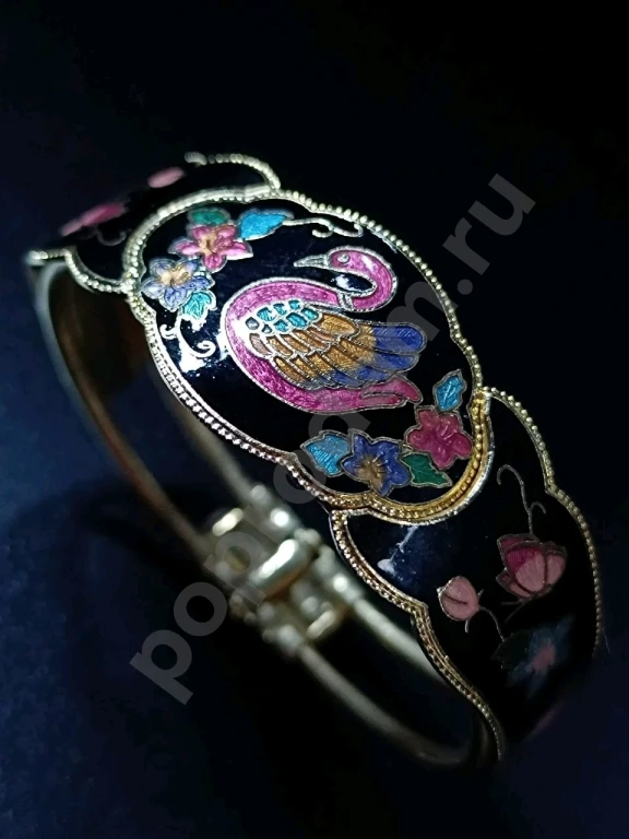 Браслет. Клуазоне. Винтаж.