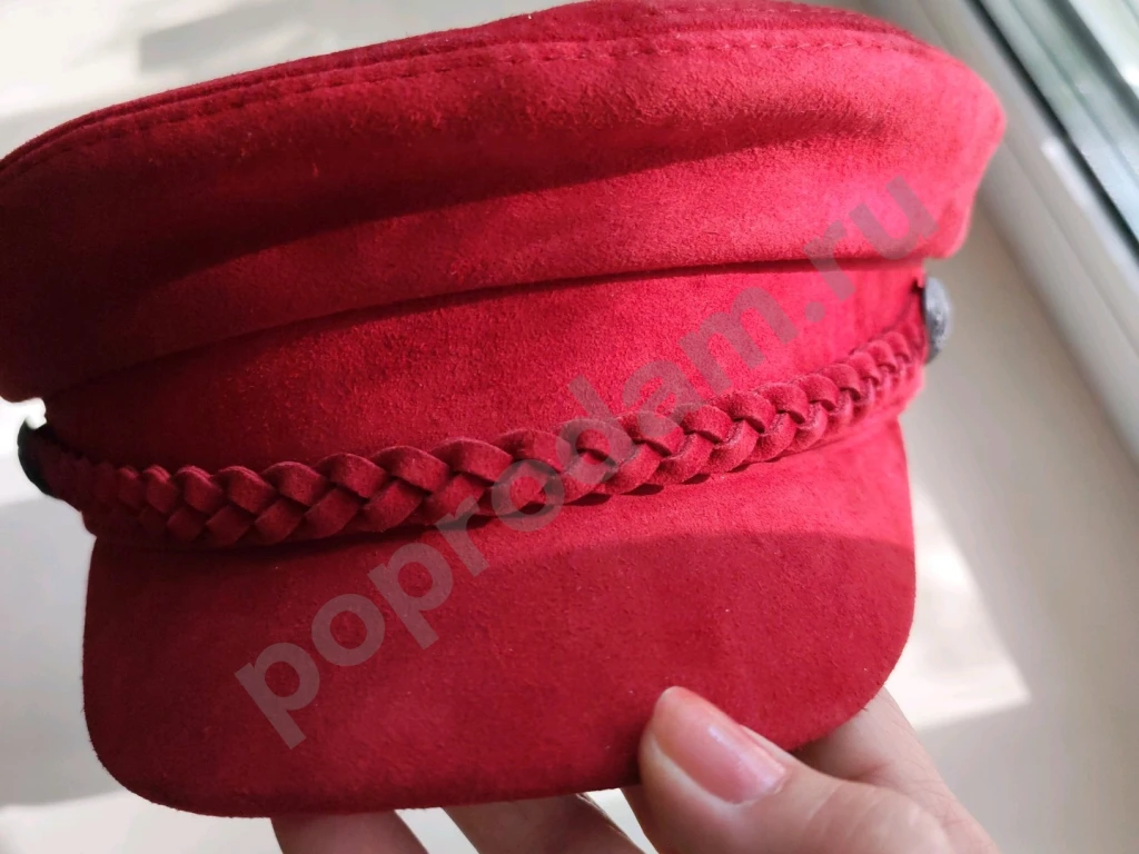 Кепи женское из замши