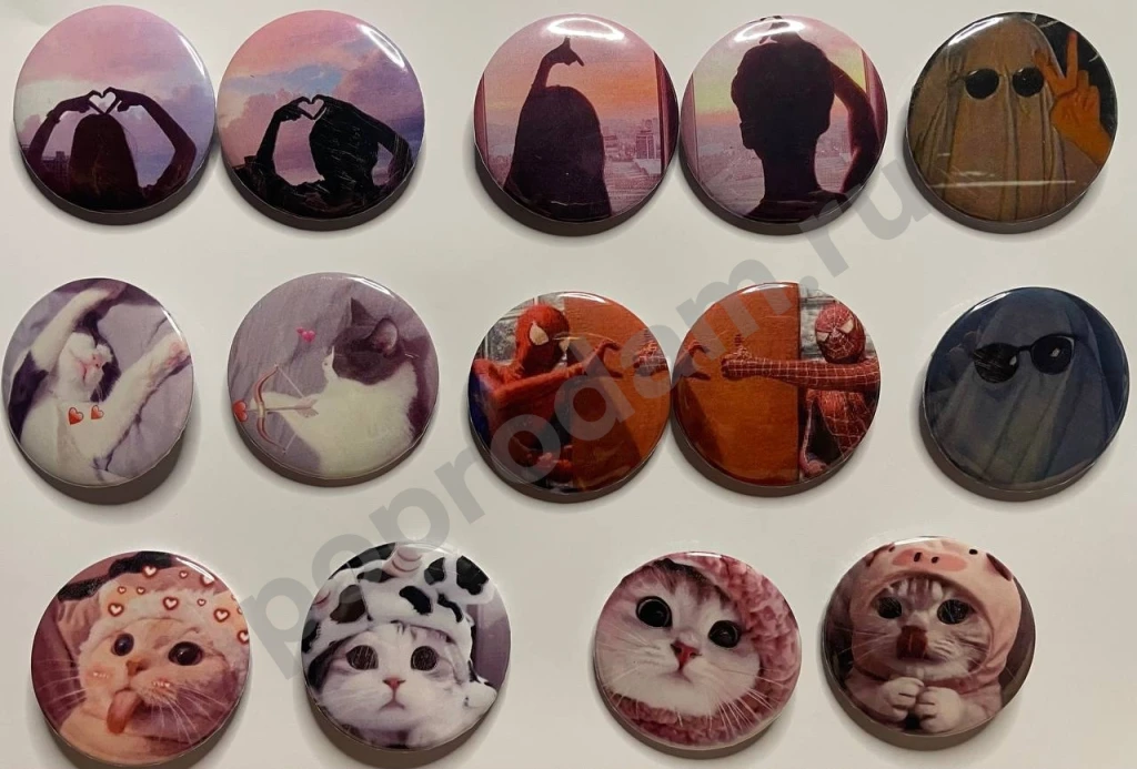 Металлические значки